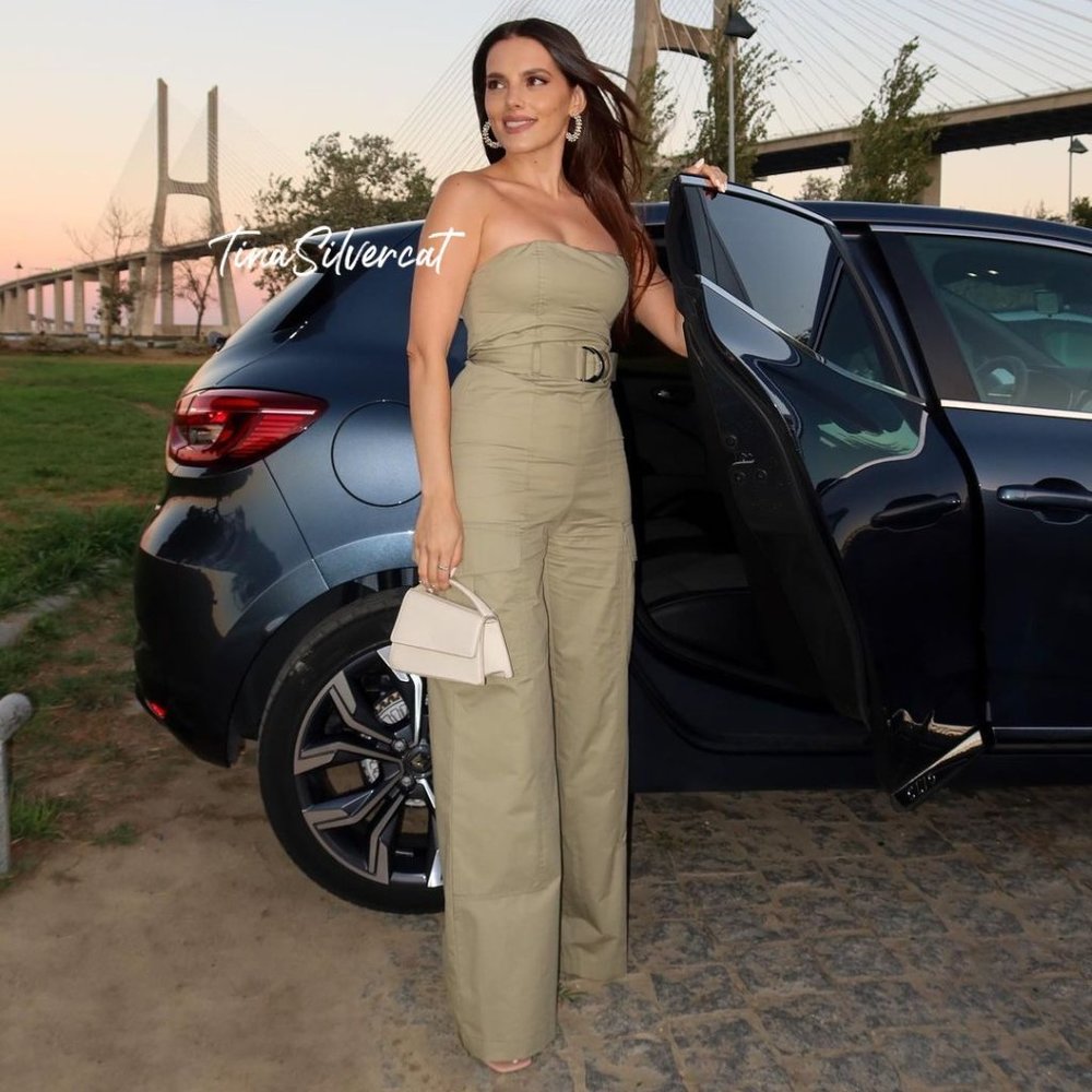 Zara Strapless Jumpsuit Light Khaki NWT - Picture 2 of 11